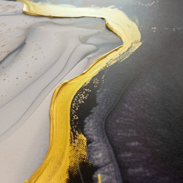 Tablou cu detalii pictate manual 70x100 cm Sky – Styler-image-3