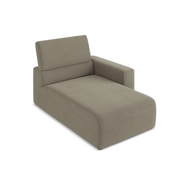 Modul pentru canapea modulară maro deschis (cu colț pe partea dreaptă) Kalea – Makamii-image-1