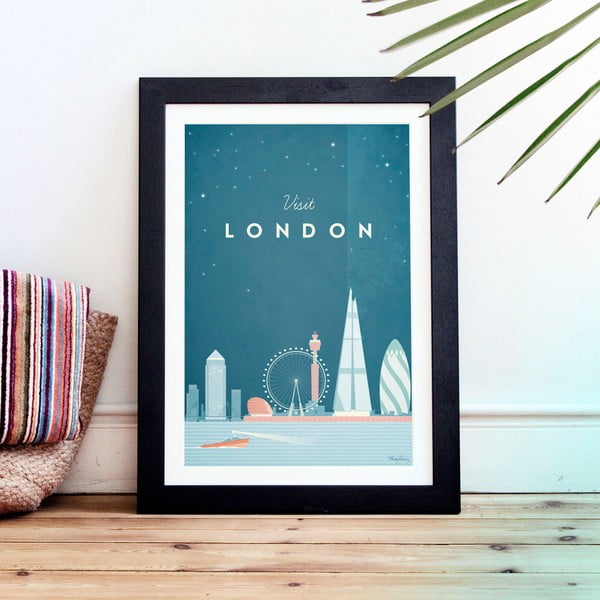 Poster Travelposter London, 30 x 40 cm-image-1