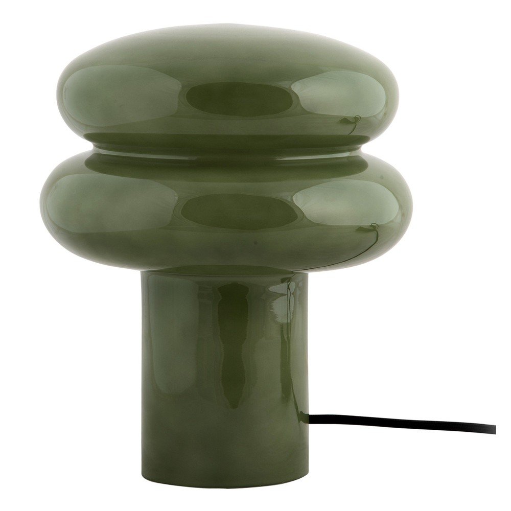 Veioză verde din sticlă (înălțime 24 cm) Incesante – Leitmotiv