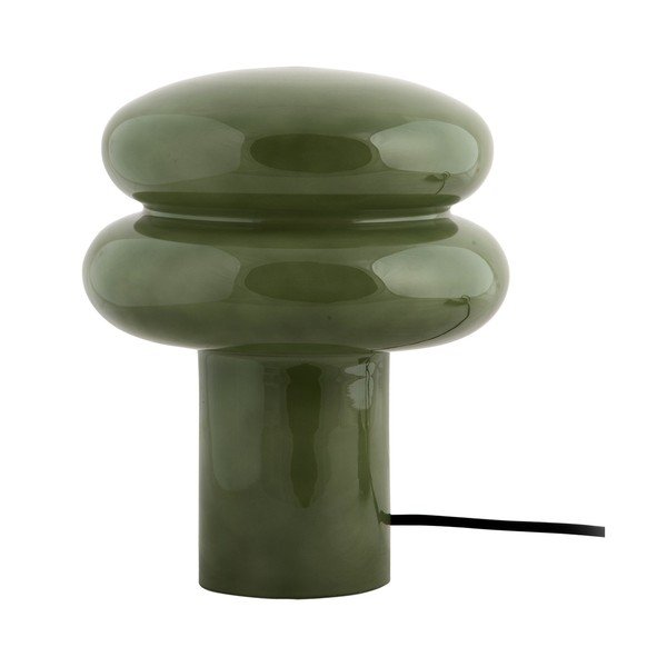 Veioză verde din sticlă (înălțime 24 cm) Incesante – Leitmotiv