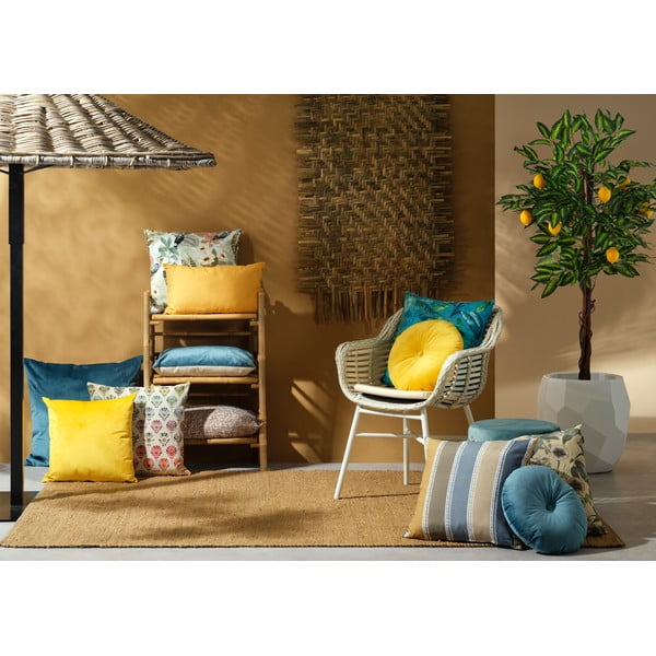 Pernă de exterior Hartman Jolie, ø 40 cm, albastru-image-3