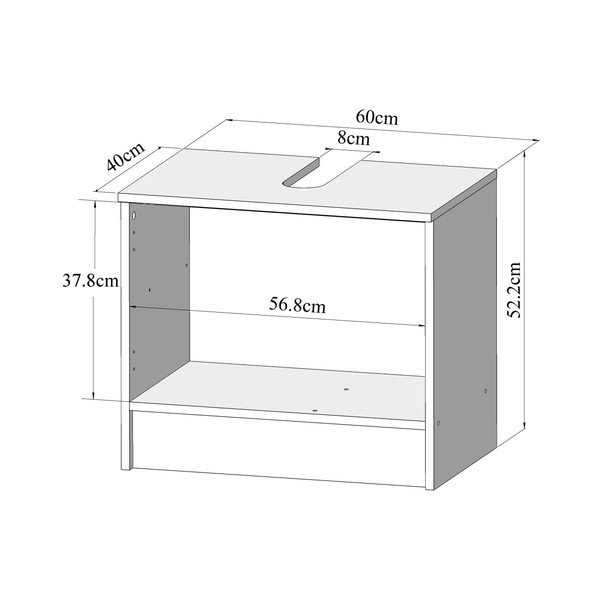 Dulap baie cu aspect de lemn de stejar TemaHome Combi-image-3