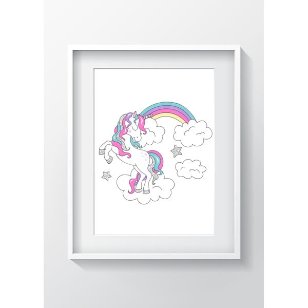 Tablou OYO Kids Unicorn Adventures, 24 x 29 cm
