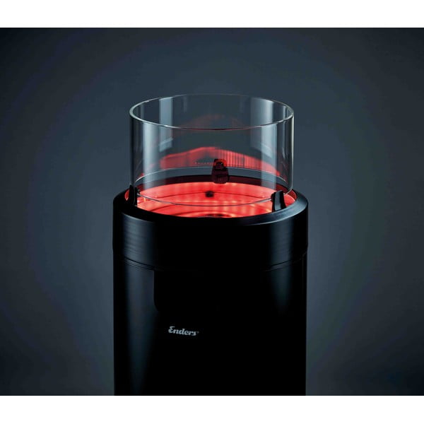 Șemineu cu gaz ENDERS Nova LED L, negru-image-3