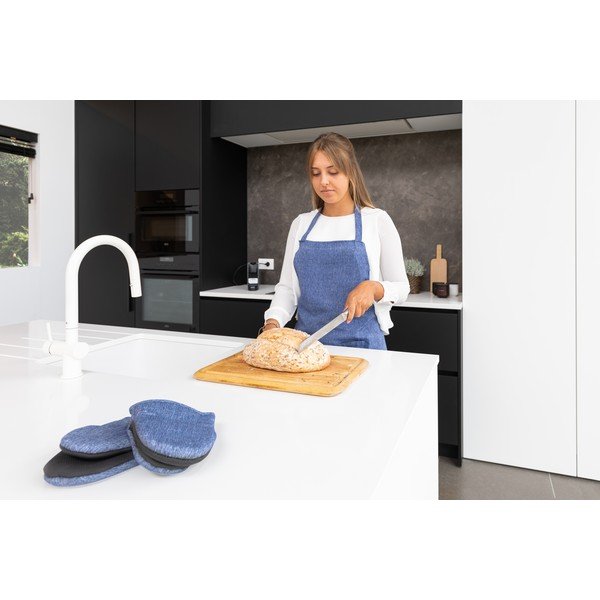 Set 2 mănuși pentru bucătărie Tiseco Home Studio, albastru-image-1