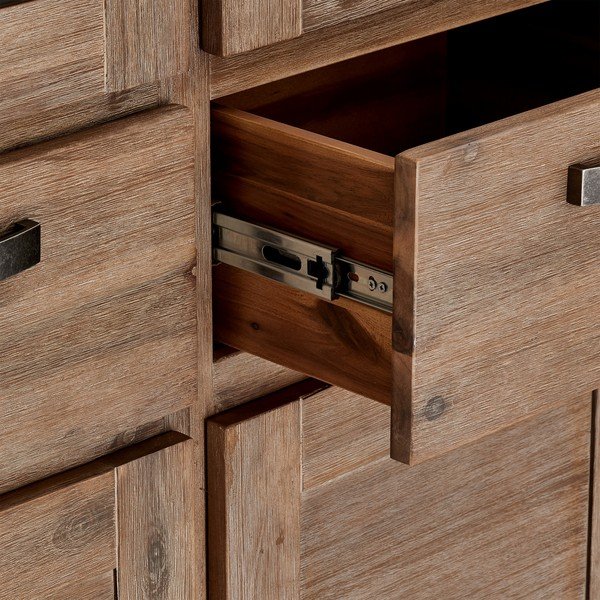 Vitrină din lemn de salcâm Furnhouse Alaska-image-1