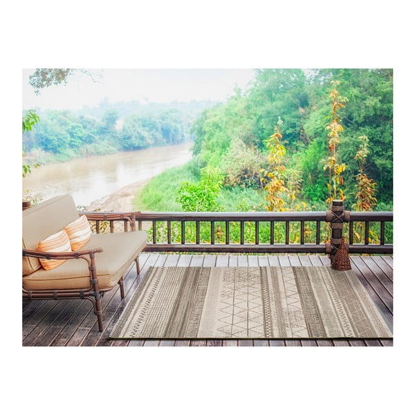 Covor pentru exterior Universal Libra Grey Puzzo, 160 x 230 cm, bej-gri-image-2