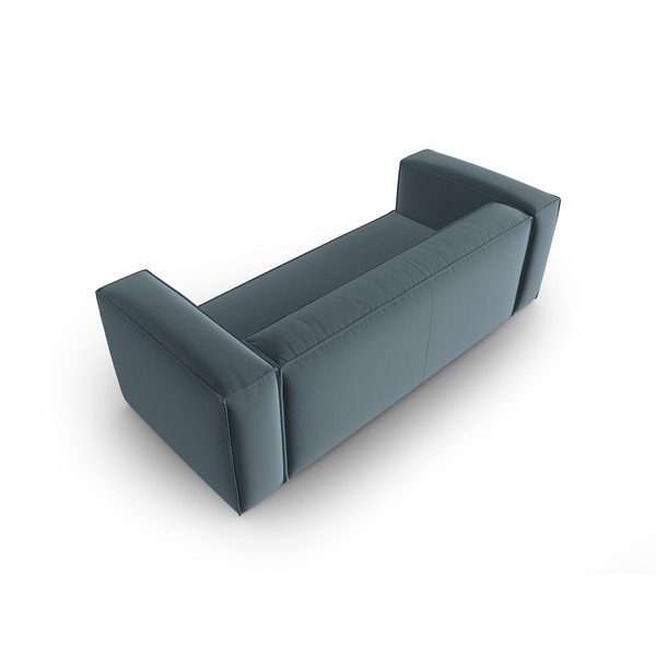 Canapea albastră cu tapițerie din catifea 200 cm Mackay – Cosmopolitan Design-image-3
