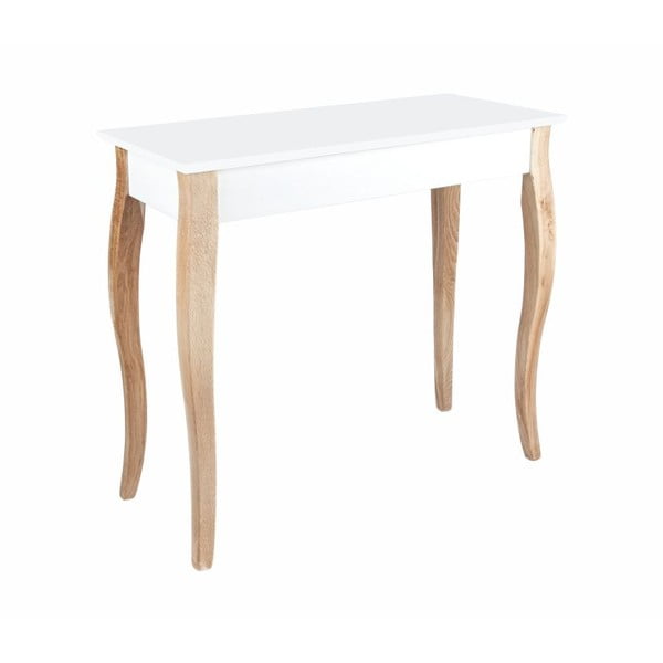Măsuță de toaletă cu oglindă Ragaba Dressing Table, lungime 85 cm, alb-image-3