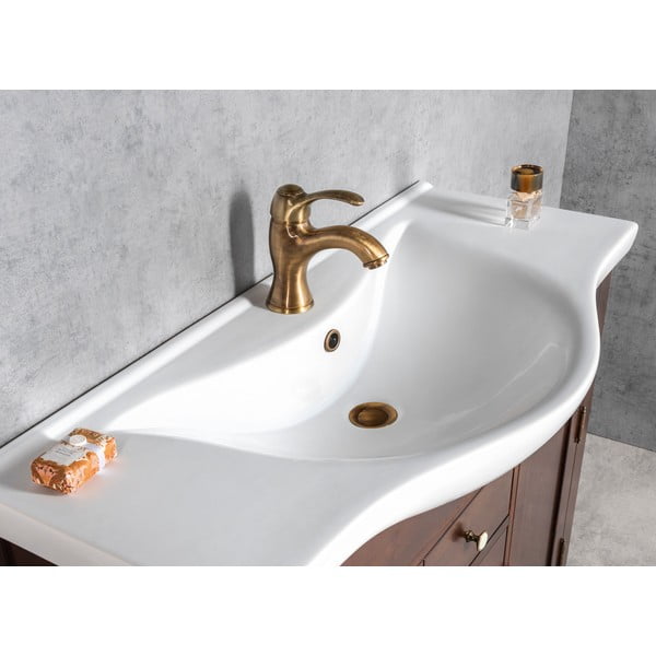 Baterie în culoarea bronzului pentru chiuvetă înaltă Kirké – Sapho-image-2