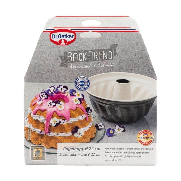 Formă guguluf/chec bundt din oțel cu suprafață ceramică Dr. Oetker, ø 22 cm-image-2