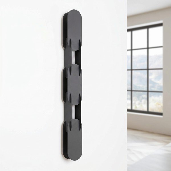 Aplică de perete neagră LED din metal CHAIN – Thoro-image-4