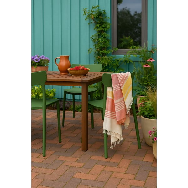 Scaun de grădină verde din plastic Biá – Bonami Essentials-image-1