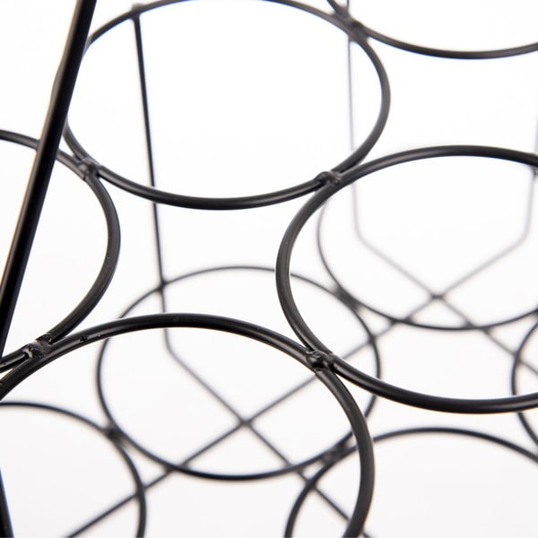 Suport pentru 6 sticle de vin din metal  Radka – Orion-image-3