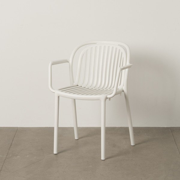 Scaun de dining alb din plastic Alia – Ixia-image-1