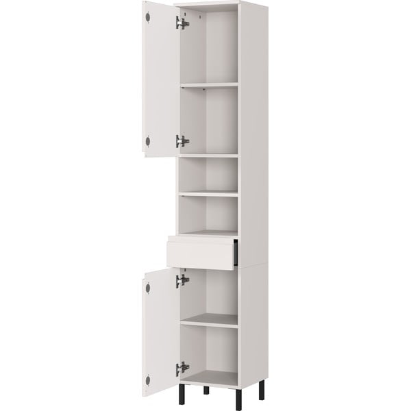 Dulap de baie crem înalt, îngust 34x190 cm Salinas – Germania-image-3