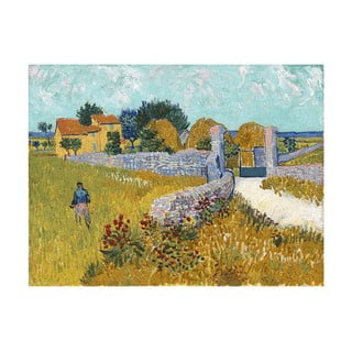Reproducere pe pânză după Vincent van Gogh - Farmhouse in Provence, 40 x 30 cm