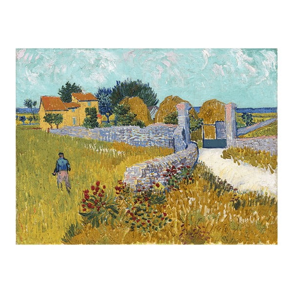 Tablou Vincent van Gogh - Farmhouse in Provence, 60x45 cm