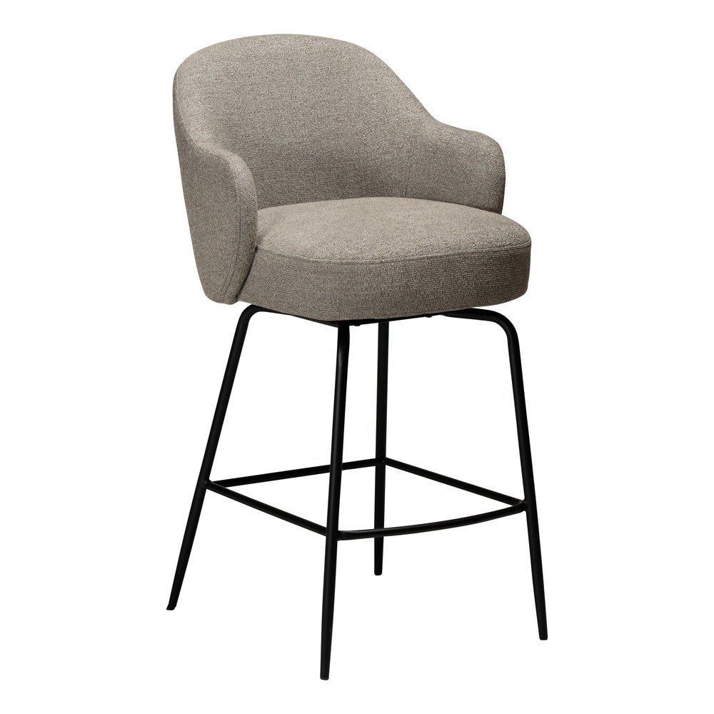 Scaun de bar bej rotativ (înălțime șezut 70 cm) Bae – DAN-FORM Denmark