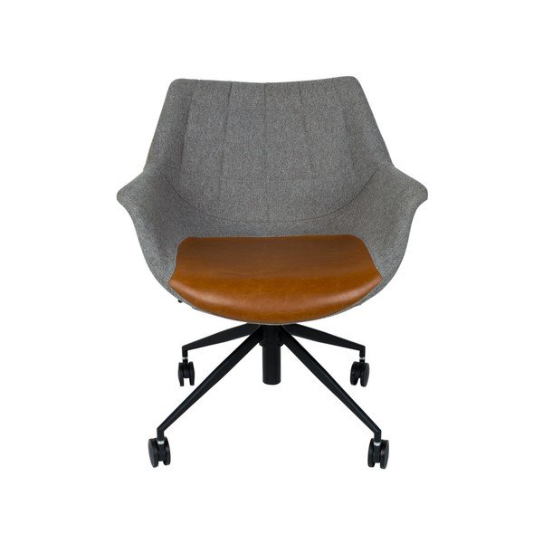 Scaun birou Zuiver Doulton, gri - maro-image-2