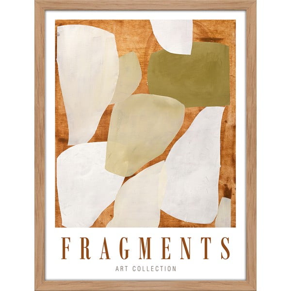 Poster cu ramă 32x42 cm Fragments   – Malerifabrikken