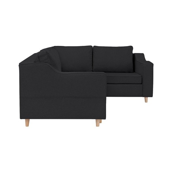 Canapea extensibilă cu 4 locuri Mazzini Sofac Jonquille, pe partea dreaptă, gri închis-image-4