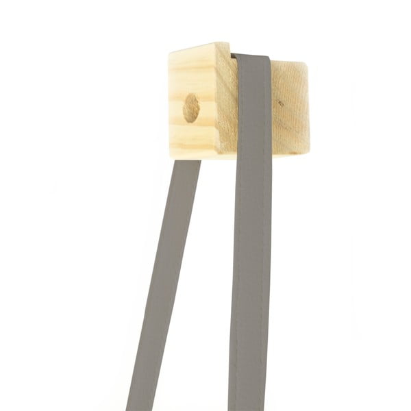 Ghiveci din lemn de brad Surdic Colgante, 17 x 62 cm, gri-image-2