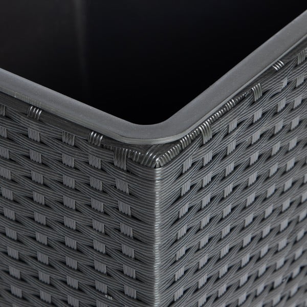 Ghiveci de grădină Bonami Essentials Rose, negru-image-2