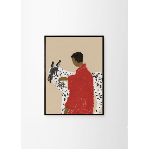 Poster 30x40 cm Spotted Horse – Isabelle Vandeplassche – The Poster Club-image-3