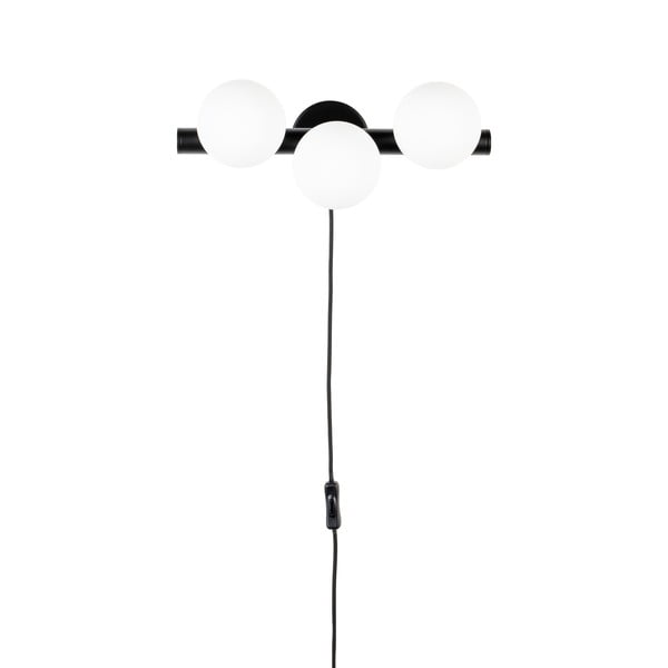 Aplică de perete neagră-albă Monica – White Label