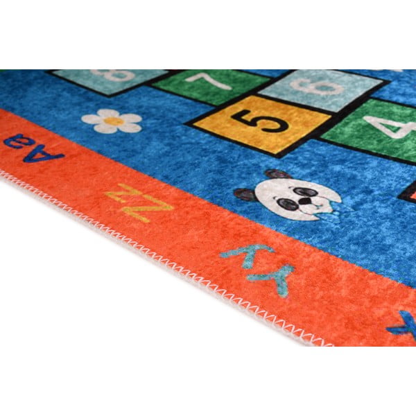 Covor de joacă pentru copii portocaliu lavabil 120x180 cm Hopscotch Orange – Vitaus-image-2
