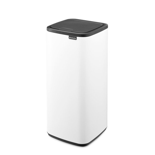 Coș de gunoi alb cu senzori de atingere din oțel 30 l Bo Touch – Brabantia