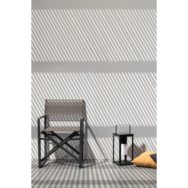 Felinar cu LED negru solar/cu USB (înălțime 38 cm) Solar – Bizzotto-image-1