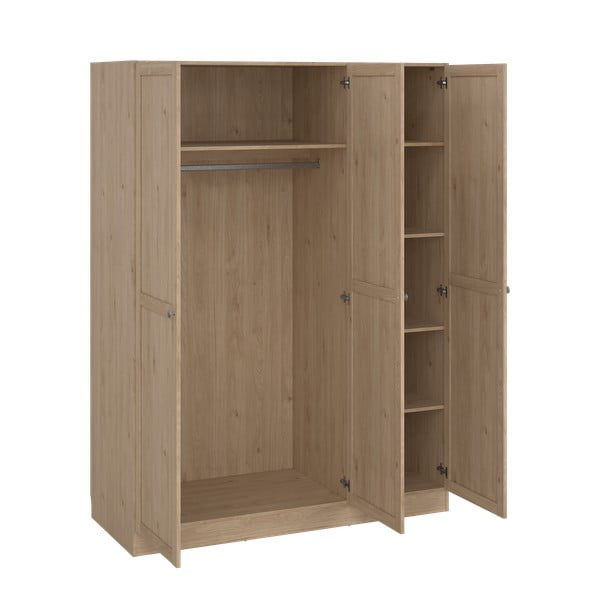 Șifonier cu  aspect de lemn de stejar 147x200 cm Billund – Tvilum-image-4