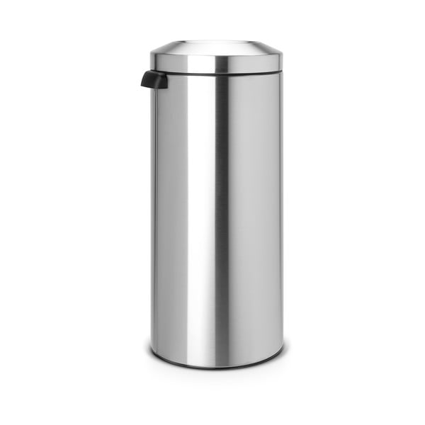 Coș de gunoi argintiu mat din oțel 30 l Flame Guard – Brabantia