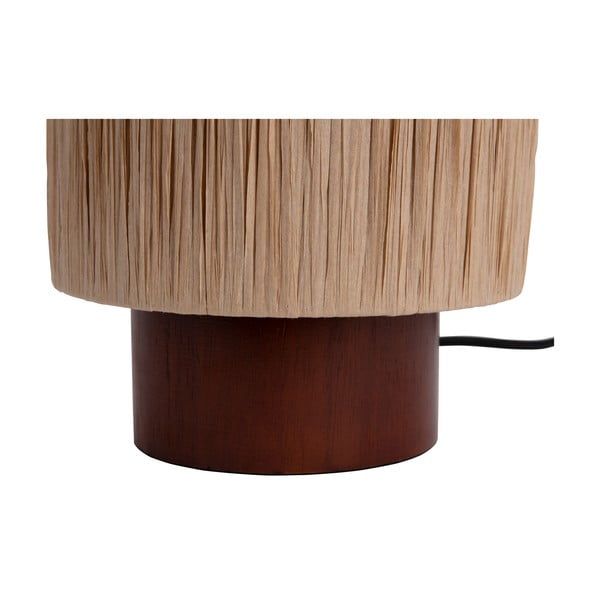 Veioză în culoare naturală cu abajur din sfoară din hârtie (înălțime 28,5 cm)  Sheer  – Leitmotiv-image-2