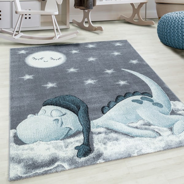 Covor pentru copii albastru/gri 80x150 cm Bambi – Ayyildiz Carpets-image-1