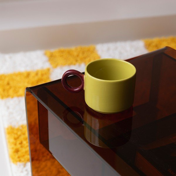 Cană galben-muștar din gresie ceramică 280 ml Lou – ONA-image-2