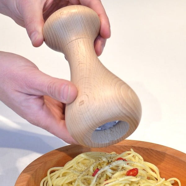 Râșniță din lemn pentru condimente Wireworks Grinder, negru-image-2