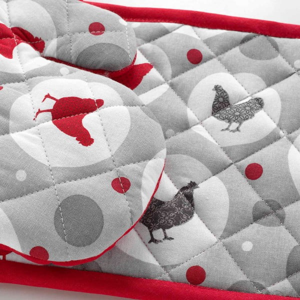 Mănuși de bucătărie 2 buc. din bumbac Suzette – douceur d'intérieur-image-1