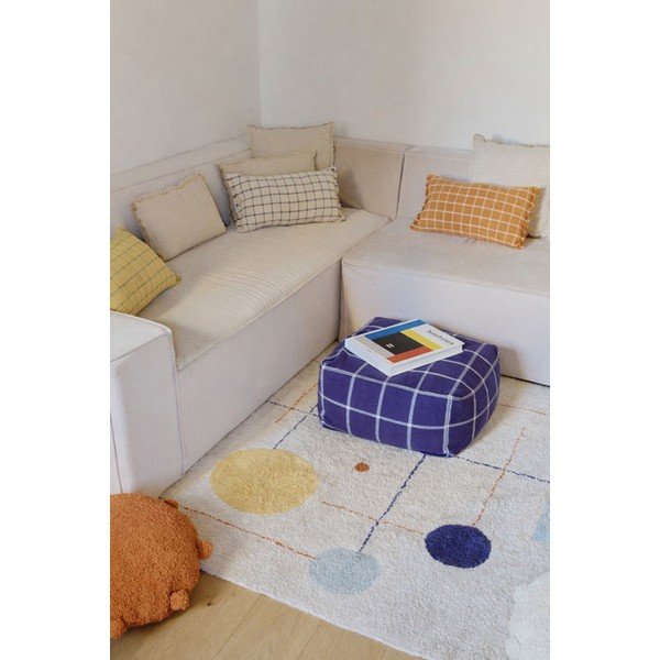 Puf albastru închis Geo Block – Lorena Canals-image-3