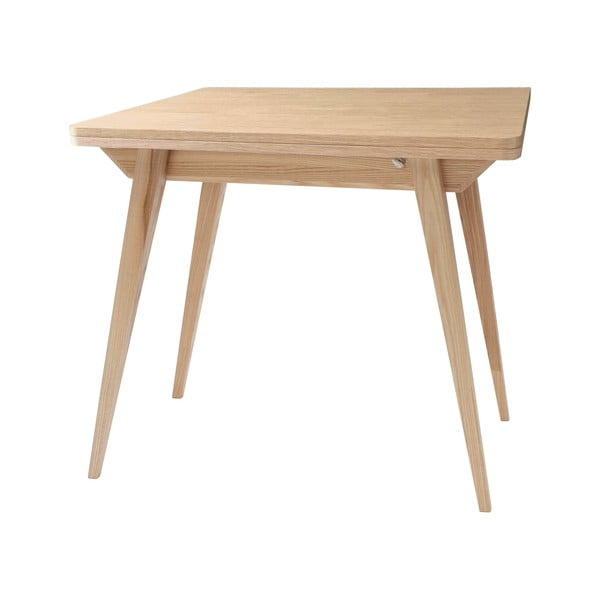 Masă de dining extensibilă cu blat cu aspect de lemn de  frasin  65x90 cm Envelope – Ragaba