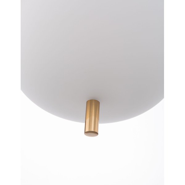 Lustră albă/alămie din sticlă ø 22 cm Lato – Nova Luce-image-4