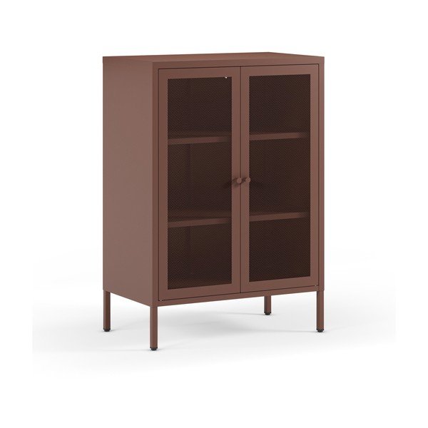 Dulap burgundy din metal 70x100x40 cm Fayna – Marckeric-image-1