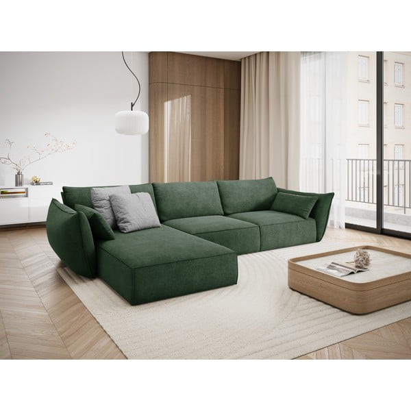 Colțar verde închis (pe partea stângă) Vanda – Mazzini Sofas-image-1