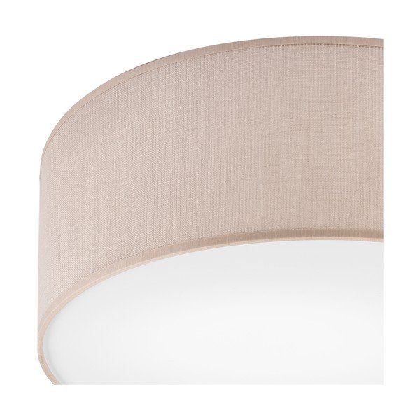 Plafonieră bej cu abajur textil ø 35 cm Vivian – LAMKUR-image-3