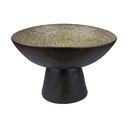 Bol negru/bej din gresie ø 31,5 cm By Hand  – Mette Ditmer Denmark