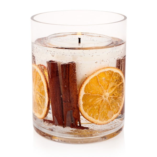 Lumânare cu aromă de scorțișoară și portocale Stoneglow Ariel, durata de ardere 30 de ore