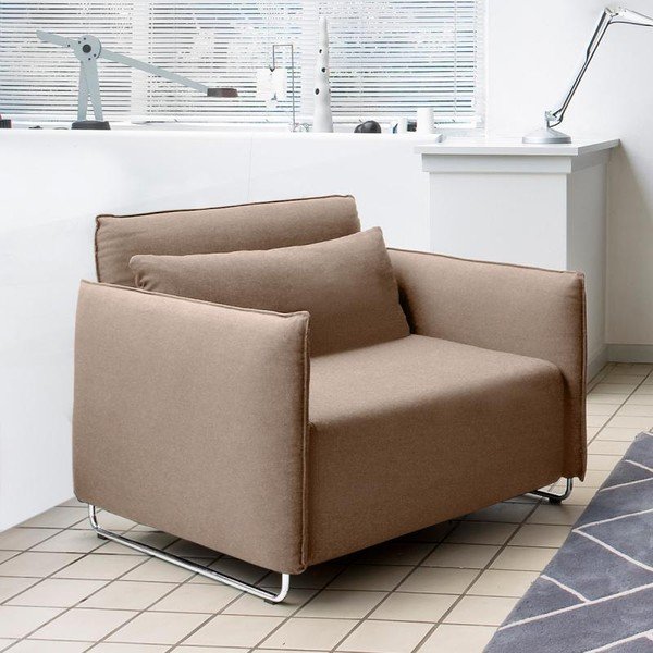 Fotoliu extensibil Softline Cord, bej-image-1